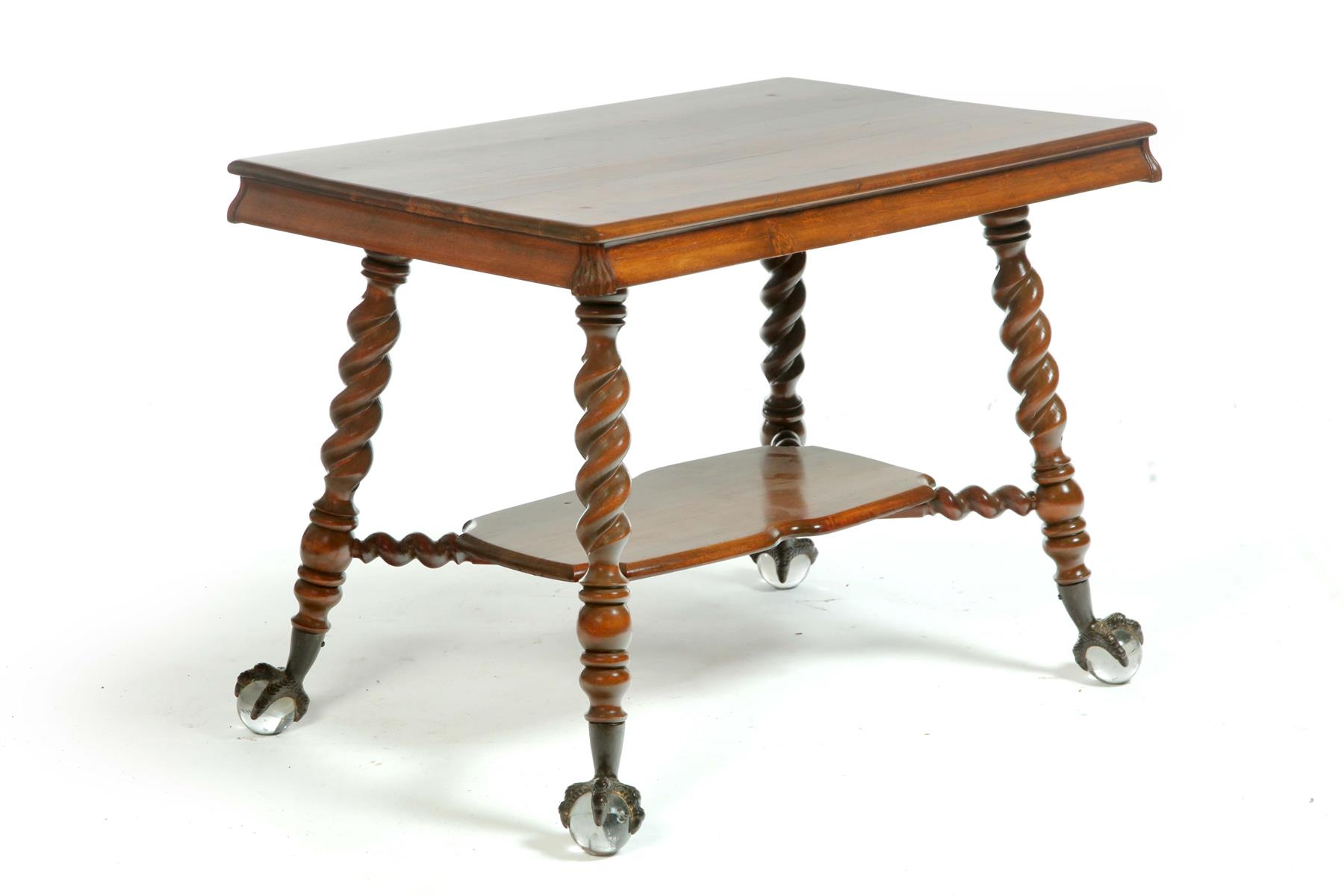 Appraisal: RECTANGULAR PARLOR TABLE American st quarter- th century mixed hardwoods