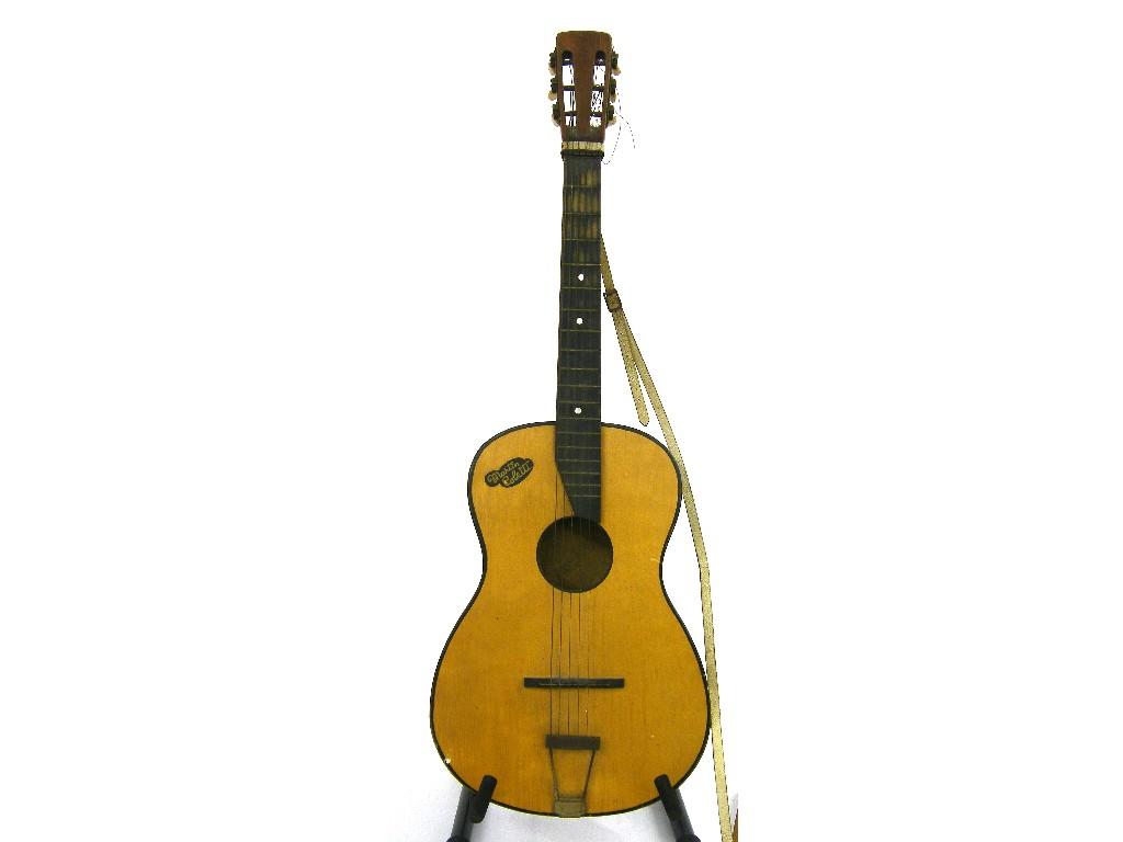 Appraisal: Martin Coletti small bodied acoustic guitar the open pegbox above