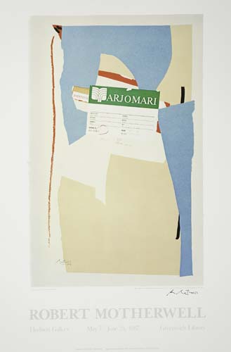 Appraisal: ROBERT MOTHERWELL after Collection of approximately exhibition posters Robert Motherwell