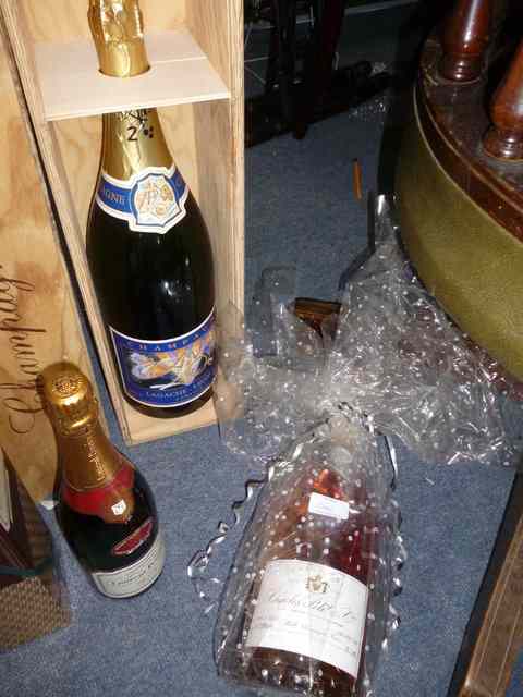 Appraisal: A BOTTLE OF LAURENT PERRIER BRUT LP CHAMPAGNE together with