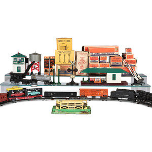 Appraisal: A Lionel Train Set American Mid- th Century comprising 'Trainmaster'