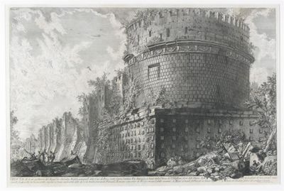 Appraisal: Giovanni Battista Piranesi - Veduta del Lato Postieriore del Mausoleo