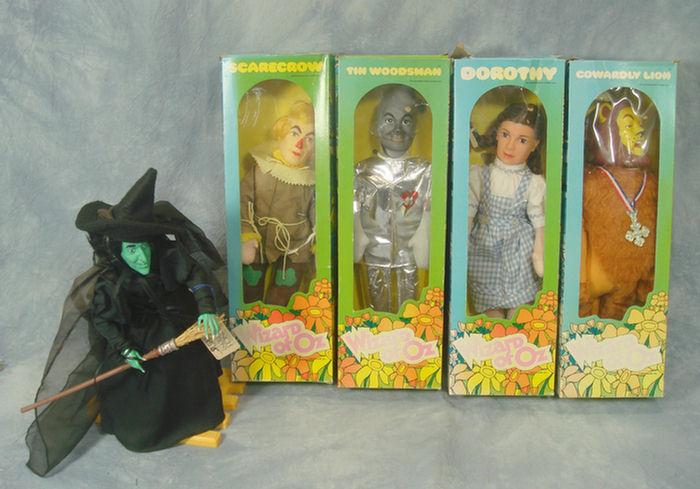 Appraisal: Mego Wizard of Oz dolls all mint in original box