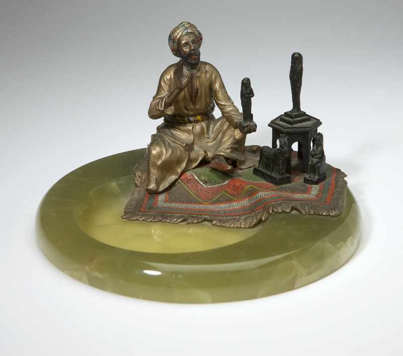 Appraisal: Early th century Austrian unsigned depicting an Arab man seated