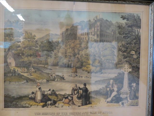 Appraisal: Lithograph The Meeting of the Watersand Vale of Avoca by