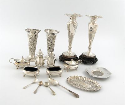 Appraisal: A mixed lot of silver items various dates and makers