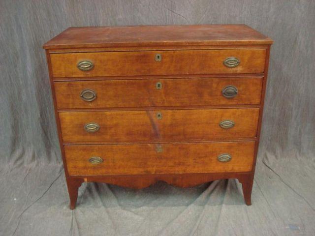 Appraisal: th Cent Drawer American Chest From a Harlem estate Dimensions