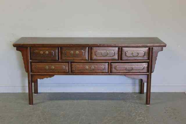 Appraisal: Antique Chinese Drawer Server From a Westport CT estate Dimensions