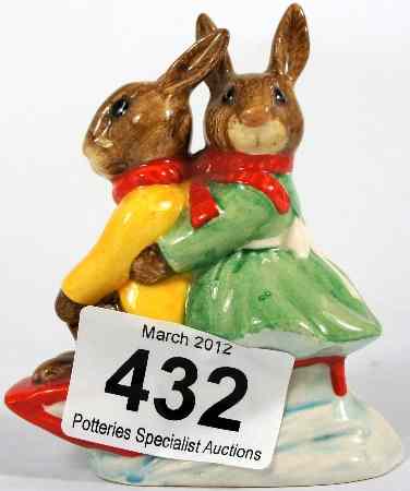 Appraisal: Royal Doulton Bunnykins Figure Sleigh Ride DB Special Events Tour