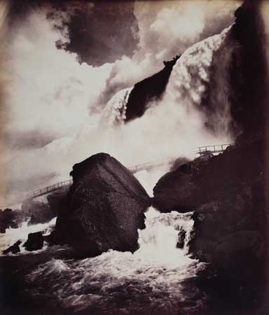 Appraisal: BARKER GEORGE active s- s Niagara Falls Mammoth albumen print