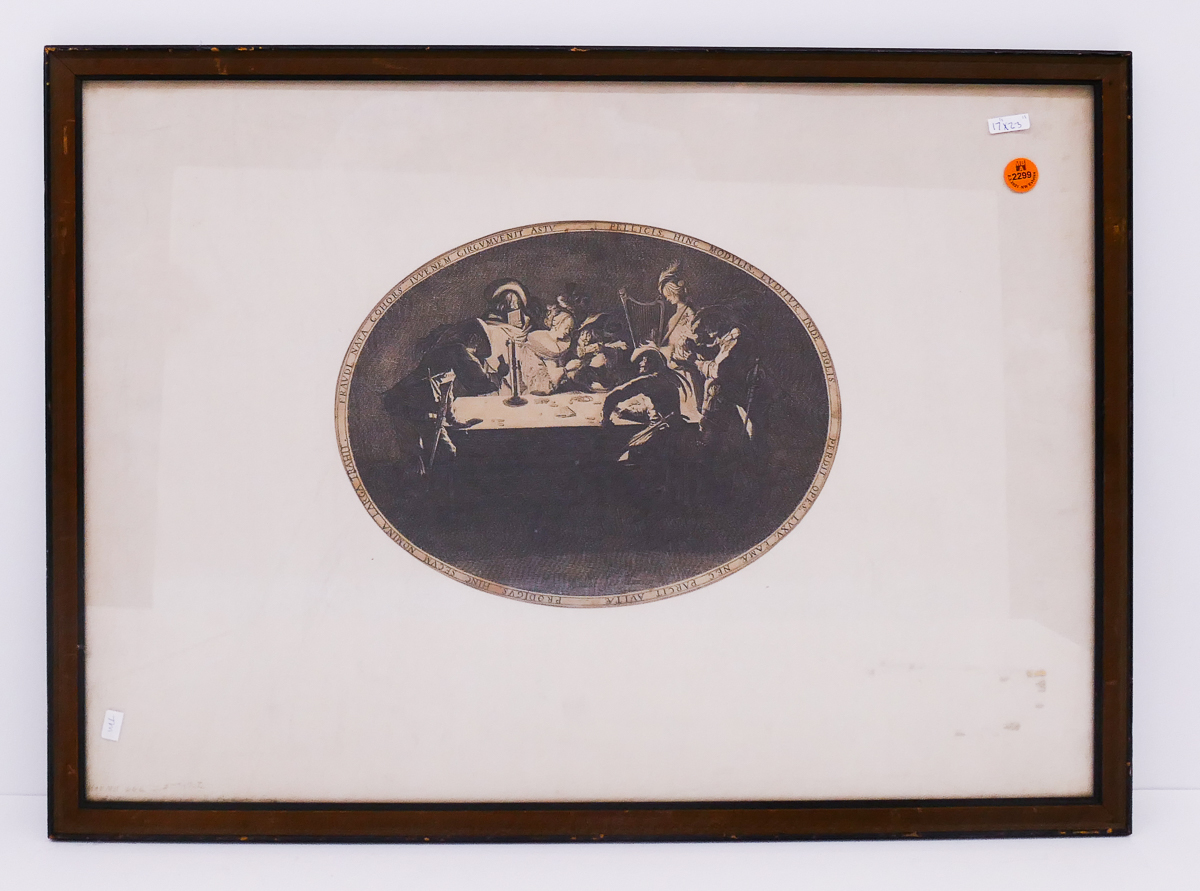 Appraisal: Jacques Callot th Century Engraving Framed- x ''