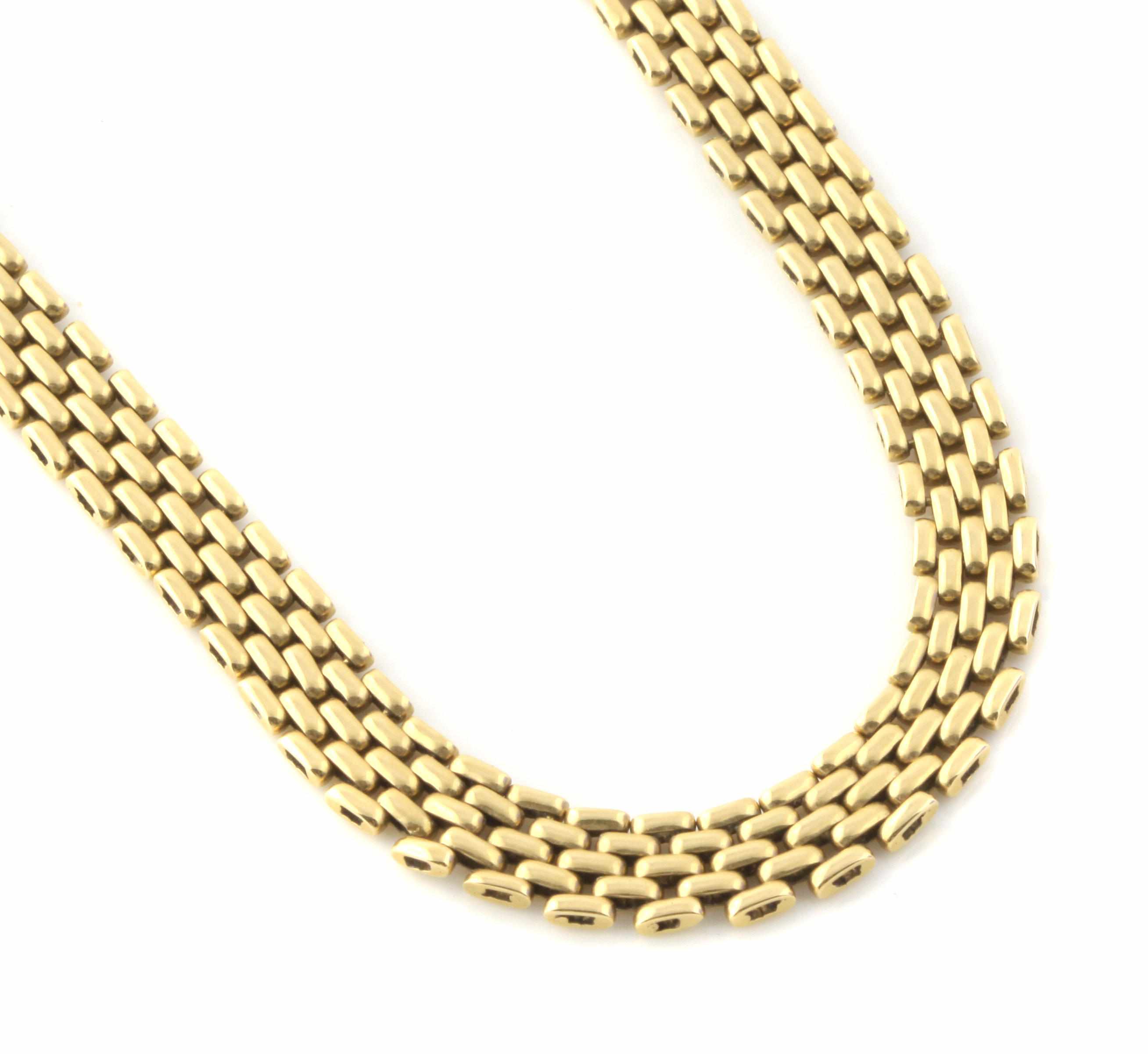 Appraisal: A k gold necklace g gross length in