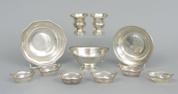 Appraisal: A Lot of Six Gorham Sterling Silver Nut Dishes and