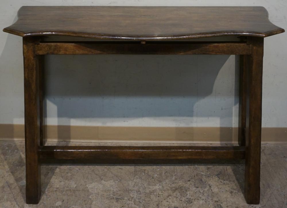 Appraisal: George III Style Mahogany Console Table x x in x