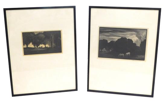 Appraisal: Thomas Willoughby Nason Connecticut - two wood engravings the first