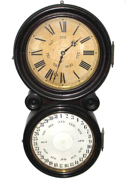 Appraisal: An Ingram calendar wall clock height in width in depth