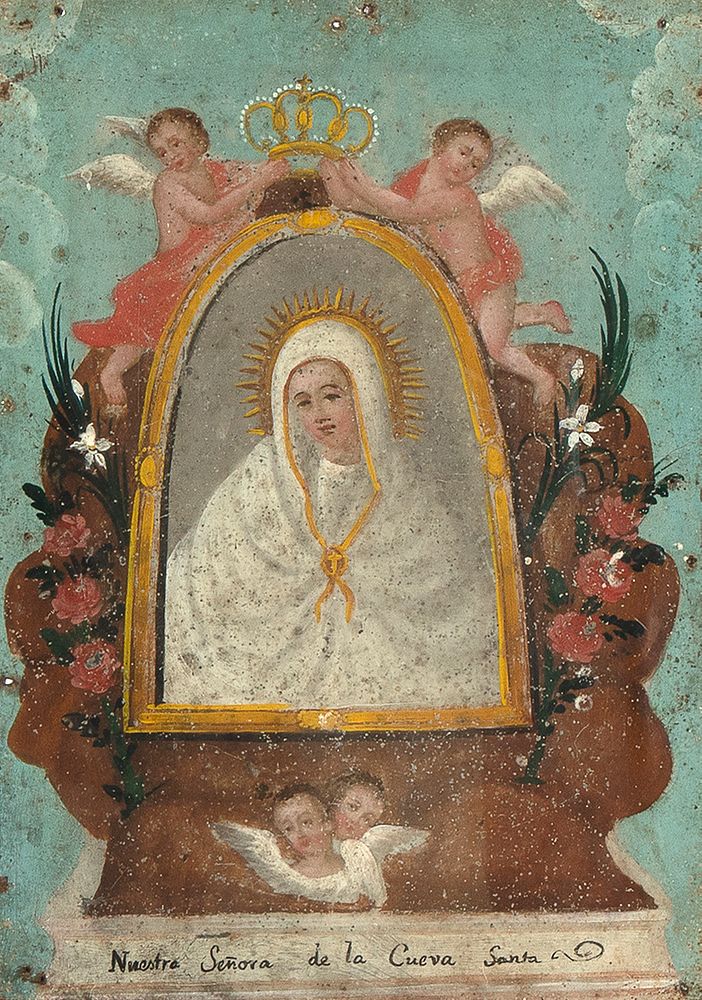 Appraisal: New Mexico Retablo of Nuestra Se ora de al Cueva