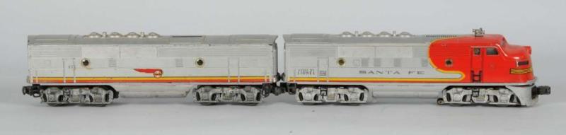 Appraisal: Lionel Santa Fe F -Piece Diesel Description Includes a screen