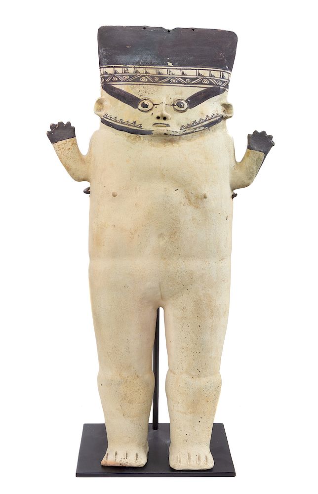 Appraisal: A Clay Chancay Standing Figure A Chancay Clay Standing Figure