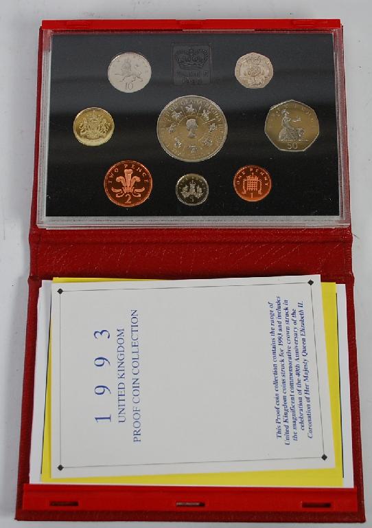 Appraisal: UNITED KINGDOM PROOF COIN COLLECTION OF EIGHT COINS one penny