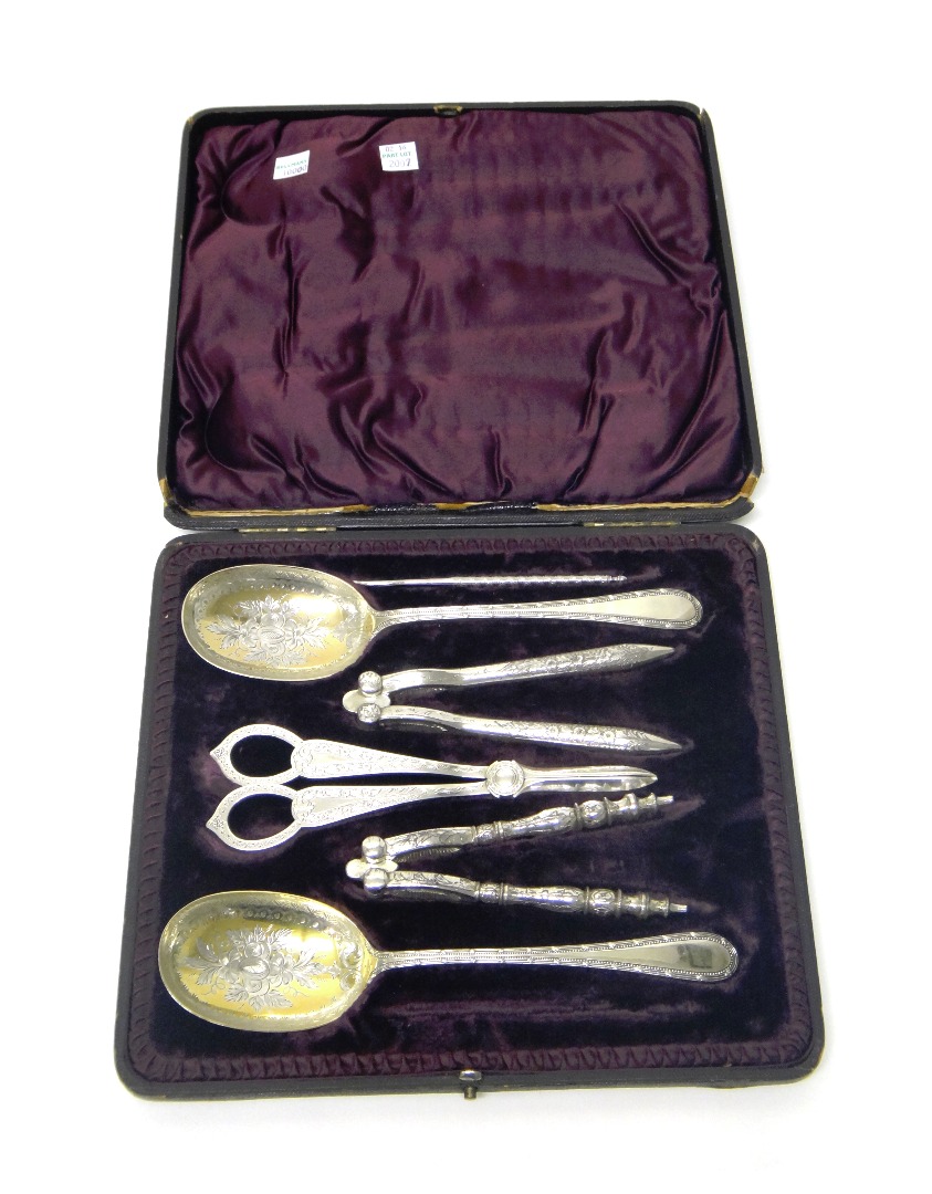 Appraisal: Victorian and later plated and metal wares comprising a pair