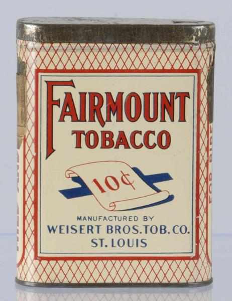 Appraisal: Fairmont Pocket Tobacco Tin Condition Near Mint Size - T