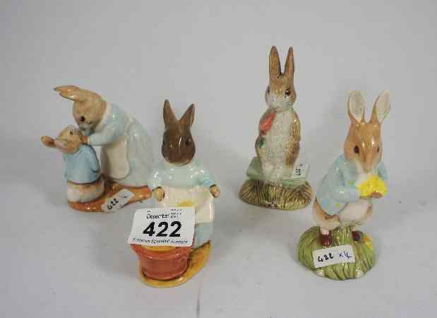 Appraisal: Royal Albert Beatrix Potter Figures Peter Ate a Raddish Peter