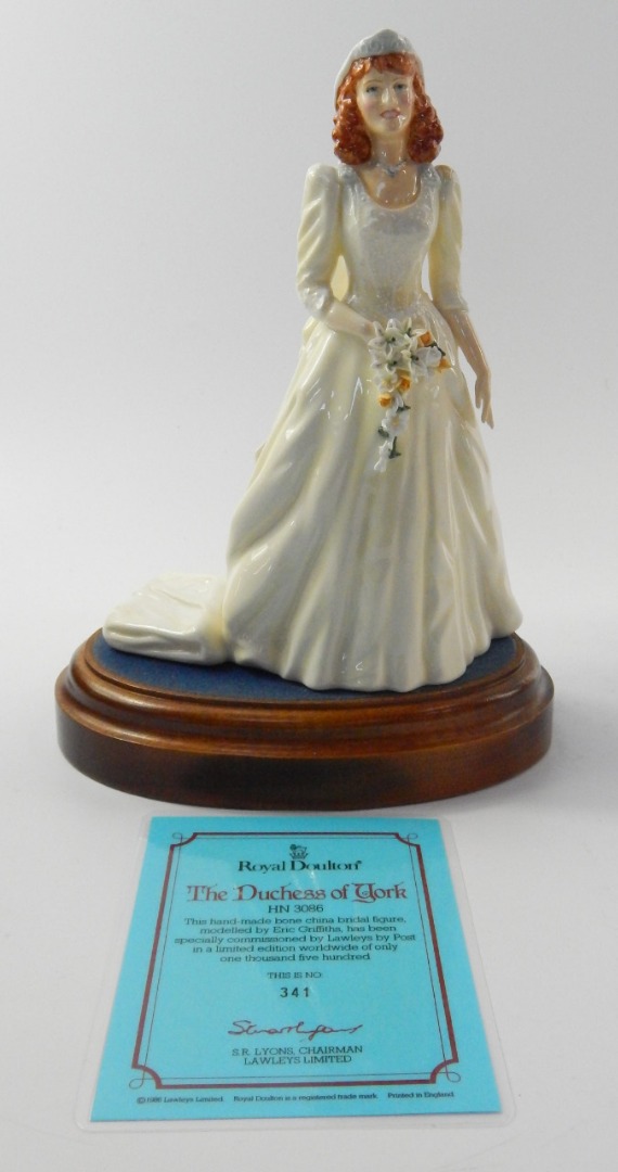 Appraisal: A Royal Doulton figure modelled as The Duchess of York