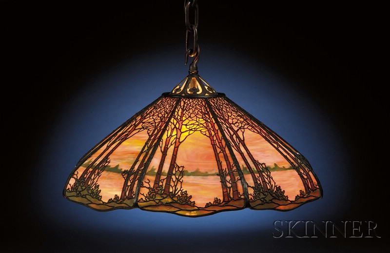 Appraisal: American Slag Glass Hanging Lamp Shade early th century likely