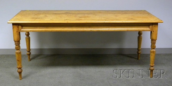 Appraisal: Provincial Pine Kitchen Table ht lg wd in