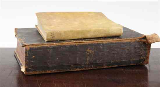 Appraisal: A late th century hand written apothecary book with preparation