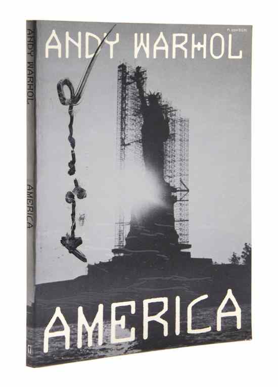 Appraisal: WARHOL ANDY America New York Harper Row Folio softbound photo-pictorial