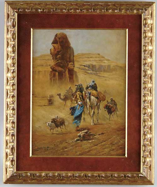 Appraisal: LUDWIG HANS FISCHER Austrian - TRAVELING UNDER THE SPHINX Outstanding