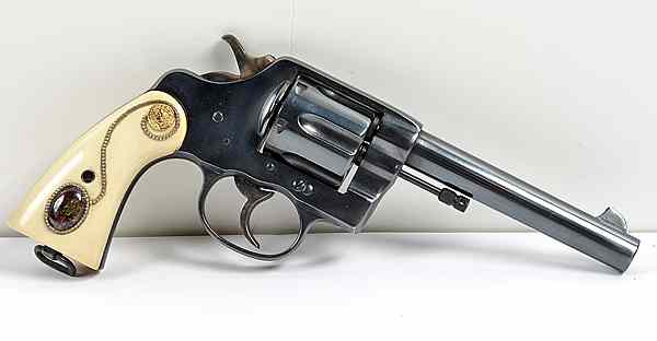 Appraisal: Colt New Service Double Action Revolver LC cal barrel S