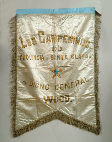 Appraisal: MAGNIFICENT AND HISTORIC BANNER GIVEN TO MAJOR GENERAL LEONARD WOOD