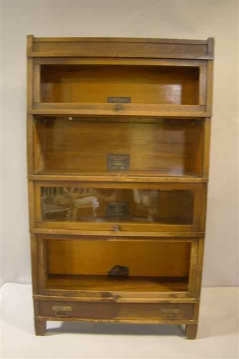 Appraisal: GLOBE-WERNICKE BARRISTER BOOKCASE CINCINNATI OHIO of typical form the shelves