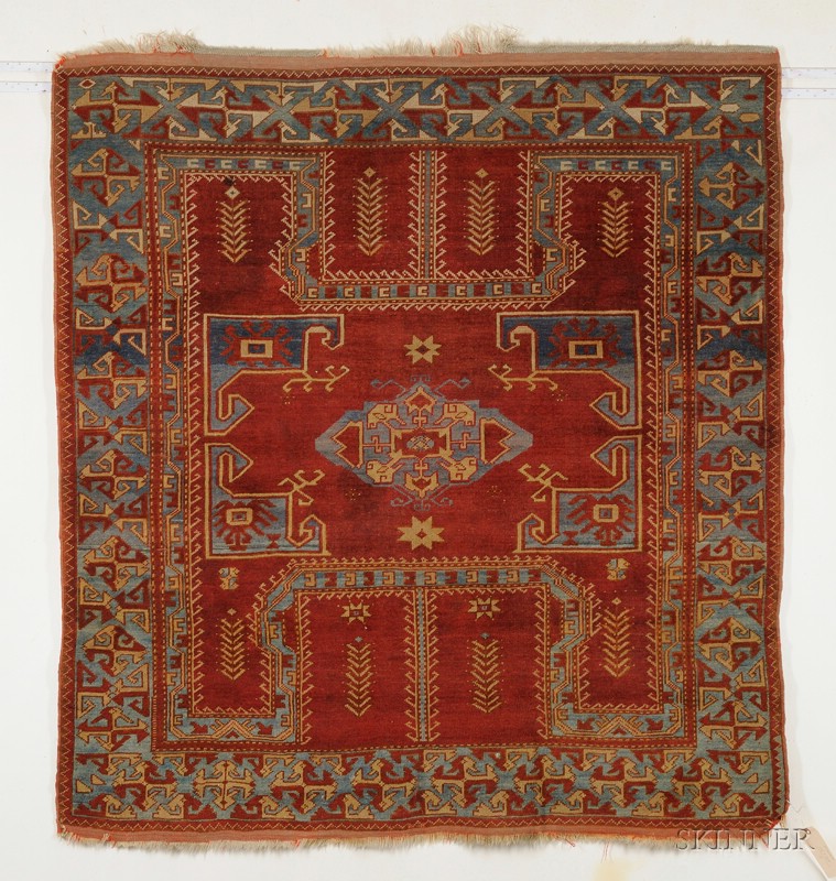 Appraisal: Bergama Rug West Anatolia last quarter th century small spots