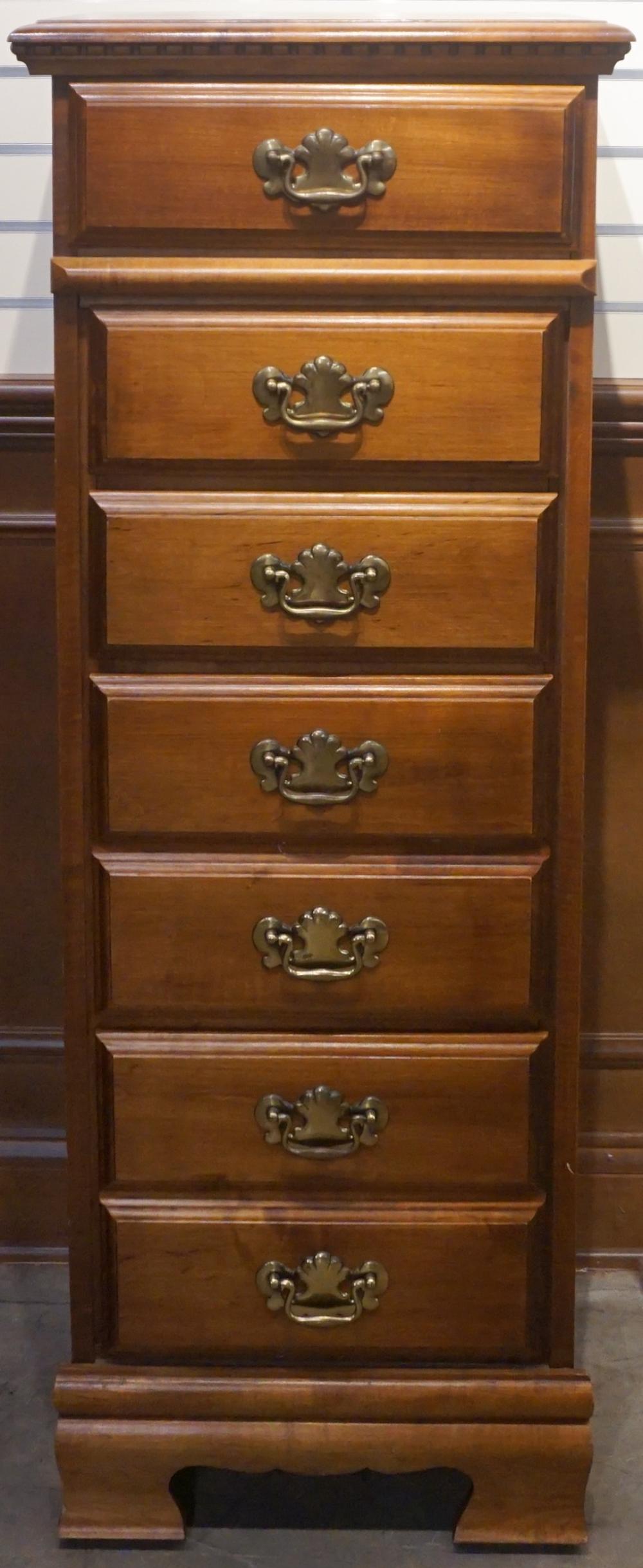 Appraisal: FEDERAL STYLE MAHOGANY TALL CHEST X X IN X X