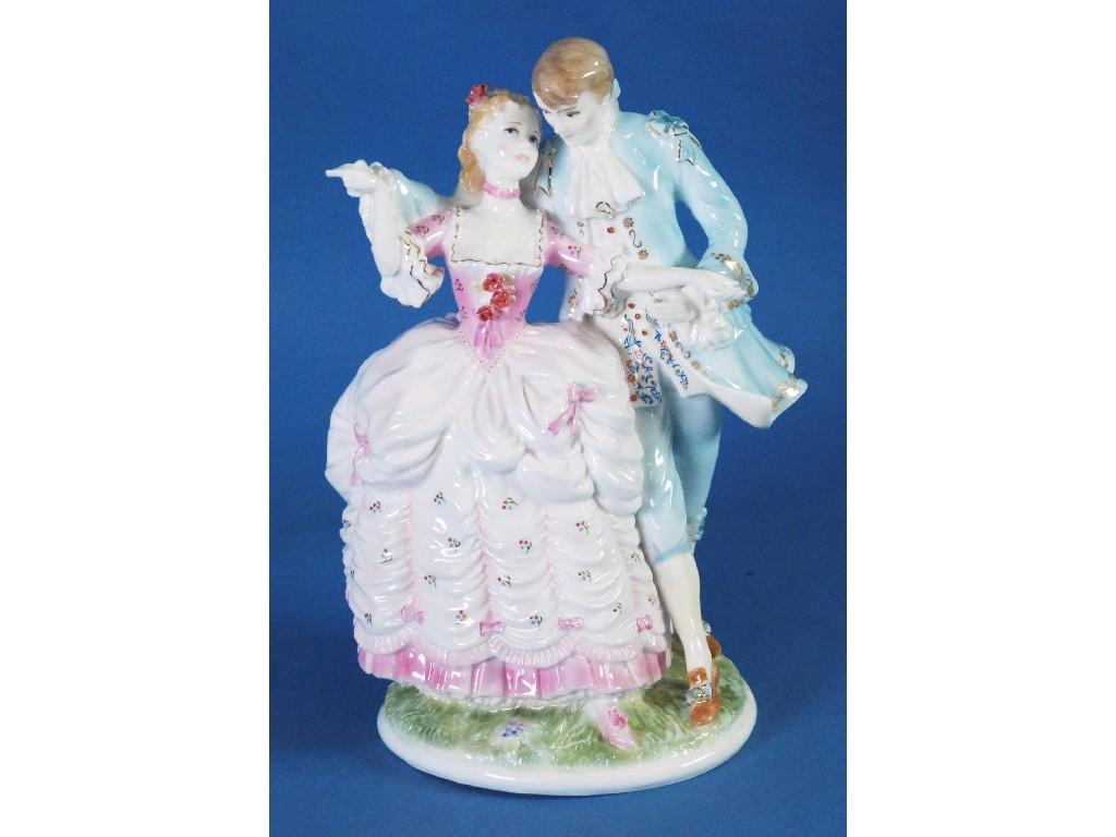 Appraisal: ROYAL WORCESTER CHINA GROUP from 'The Age of Courtship' Series