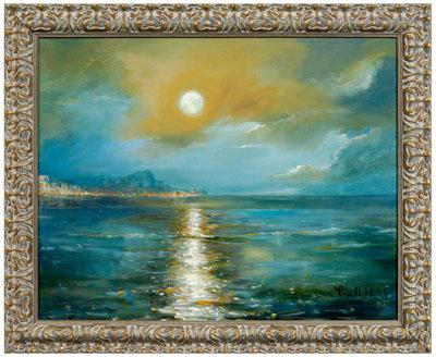 Appraisal: Eva Holusa Makk painting Hawaii born titled verso canvas quot