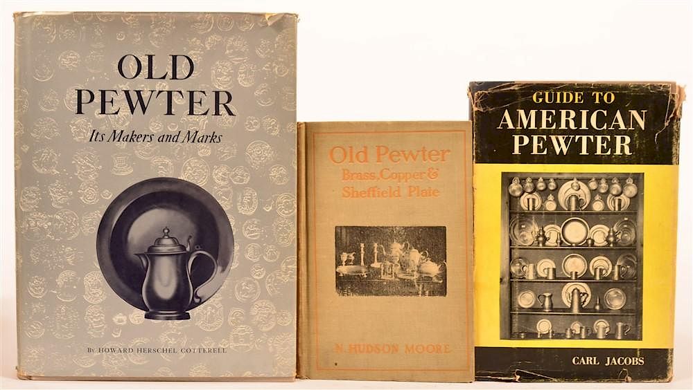 Appraisal: vols Books on Pewter Cotterell Old Pewter Its Makers and