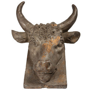 Appraisal: A Cast Iron Steer's Head Sign th Century Height inches