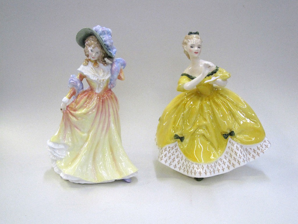 Appraisal: Two Royal Doulton figures 'Katie' HN and The Last Waltz