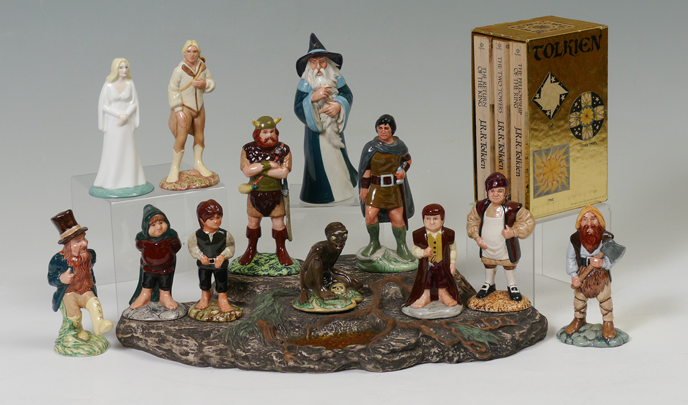 Appraisal: ROYAL DOULTON LORD OF THE RINGS MIDDLE EARTH FIGURES Inspired