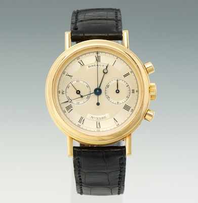 Appraisal: A Very Fine Gentleman's Breguet k Chronograph REF Ref Breguet