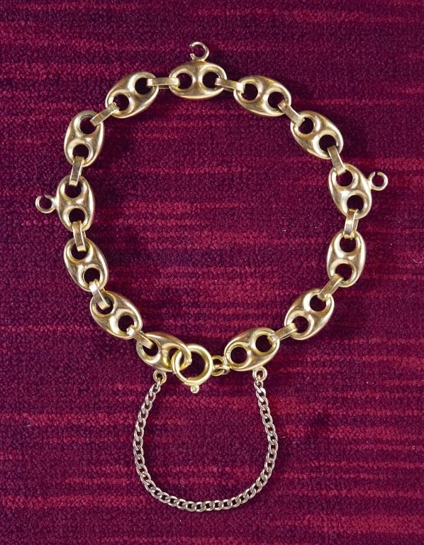 Appraisal: Gold Bracelet K Bracelet weighs grams