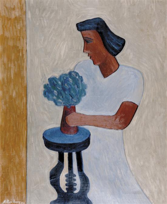 Appraisal: Milton Avery manner of American school mid th century WOMAN