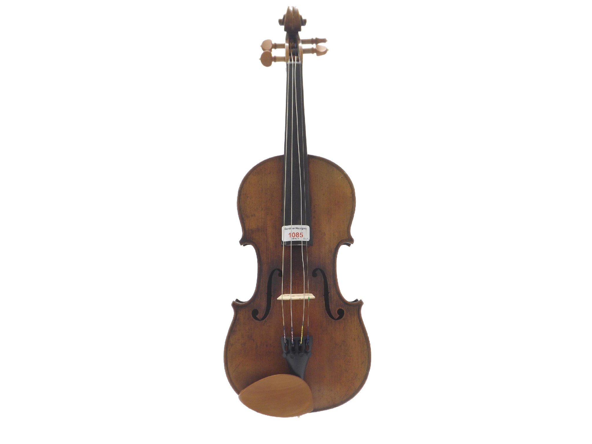 Appraisal: Late th century German violin cm bow case This lot