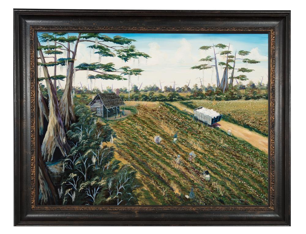 Appraisal: Saul Haymond American b In the Fields oil on canvas