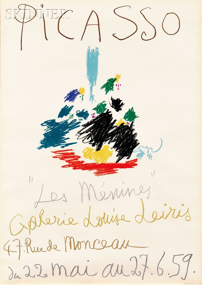 Appraisal: After Pablo Picasso Spanish - Les Menines edition of printed